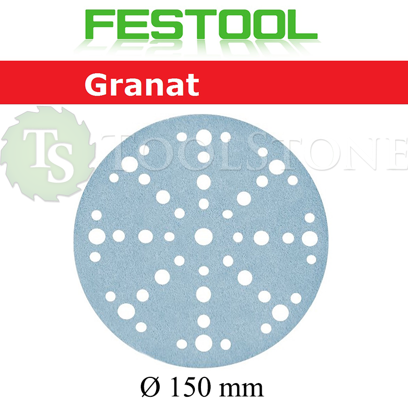 Шлифовальный материал Festool Granat 575170 STF D150/48 P320 GR/100, Ø150 мм, P320, 48 отв., 100 шт.