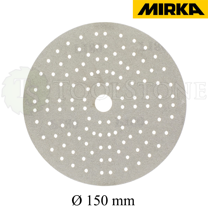 Шлифовальный материал Mirka Iridium на бумажной основе, на липучке, Ø150 мм, 121 отв., зерно 180, 100 шт. (арт.246CH09918)