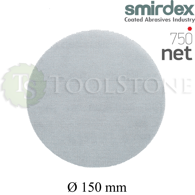 Шлифовальный сетчатый материал Smirdex Net, 150мм, P100, упаковка 50 шт. (арт.750410100)