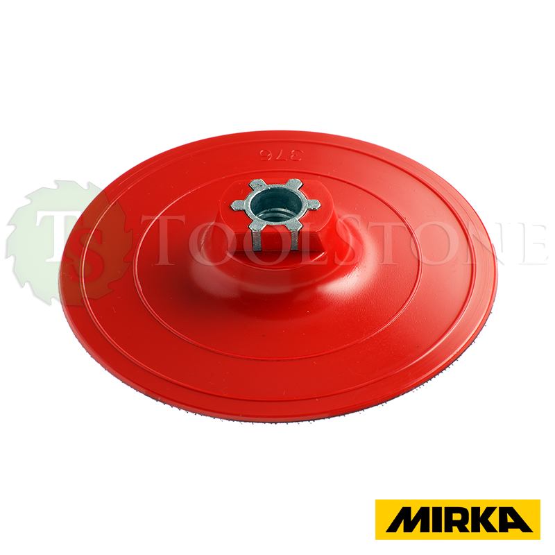 Полировальная тарелка Mirka 8297800111 Ø125 мм с креплением на липучке, жесткая, M14