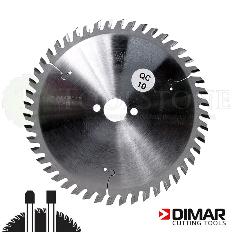 Пильный диск Dimar DMR158 160x2.2x20 мм, TF48 трапеция, по ЛДСП и искусственному камню