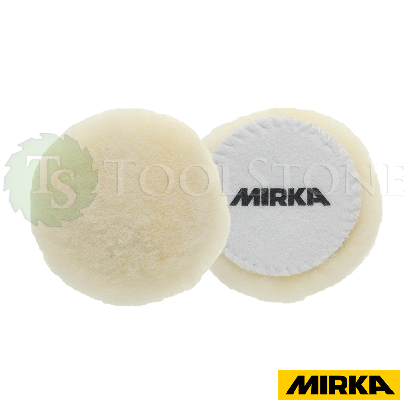 Полировальный круг Mirka 7990080111 из натуральной овчины Ø 77 мм, 5 шт.