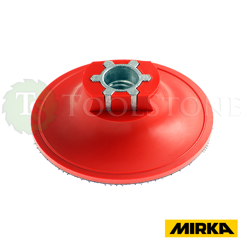 Полировальная тарелка Mirka 8297300111, Ø77 мм с креплением на липучке, жесткая, M14