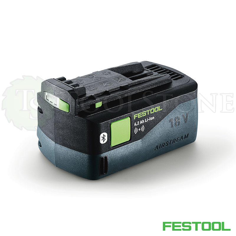 Аккумулятор Festool 201797 BP 18 Li 6,2 ASI, емкость 6.2 А/ч, Li-Ion, с технологией AirStream и Bluetooth®