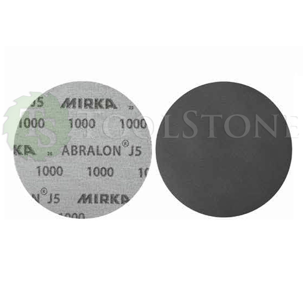 Финишный шлифовальный материал Mirka Abralon J5 Ø150мм на плотной основе из поролона 5мм, P1000, без отверстий, 20шт. (арт.8P031377)