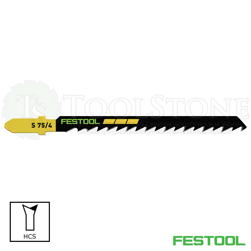 Пильное полотно Festool 204306 для лобзика, S 75/4/25, 25 шт., для древесины и искусственного камня