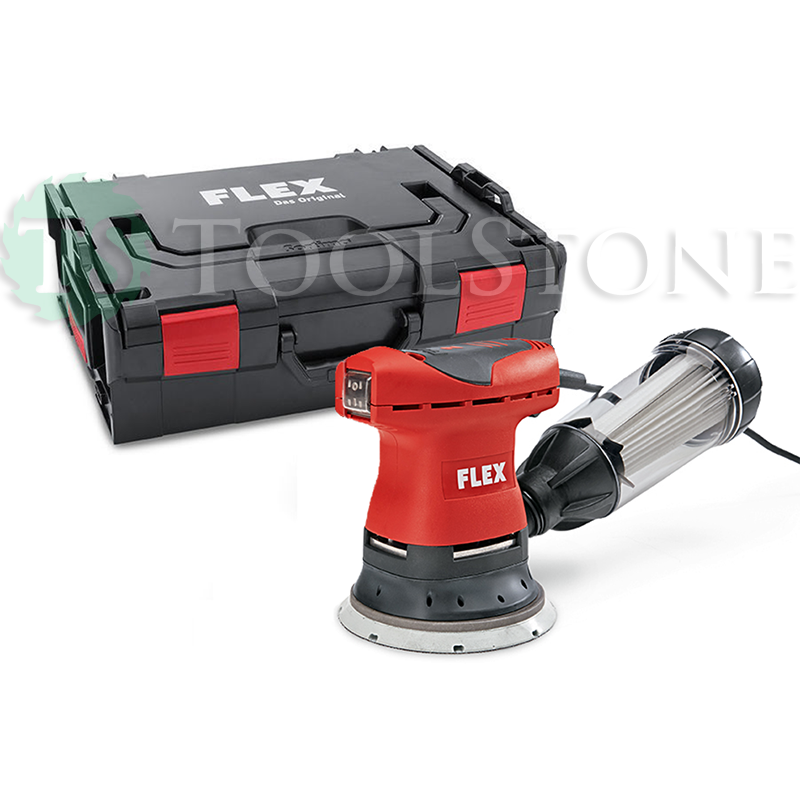 Компактная эксцентриковая шлифовальная машинка Flex ORE 125-2 Set 429880 в кейсе L-Boxx для работы одной рукой, Ø125 мм