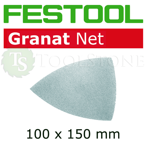 Дельтавидный сетчатый шлифовальный материал Festool Granat Net 203324, 100x150 мм, P180, 50 шт. STF Delta P180 GR NET/50 Дельтавидный сетчатый шлифовальный материал Festool Granat Net 203324, 100x150 мм, P180, 50 шт. STF Delta P180 GR NET/50
